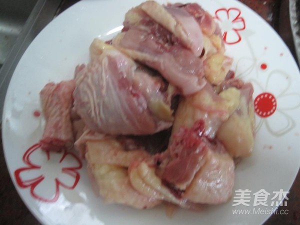 大盘鸡盖面的做法