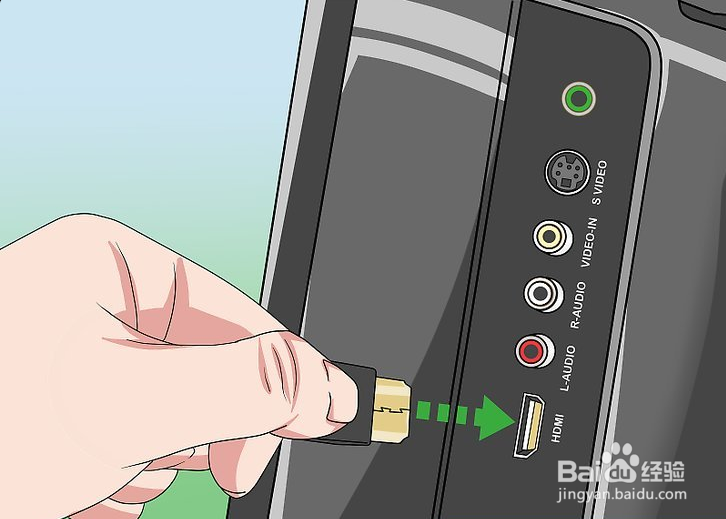 如何使用 HDMI 电缆将电脑连接到电视