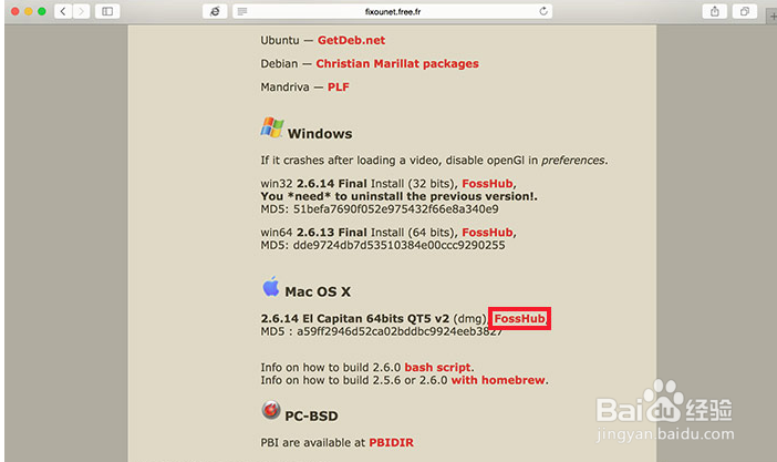 「Avidemux」支持MAC免费简易影片切割转文件