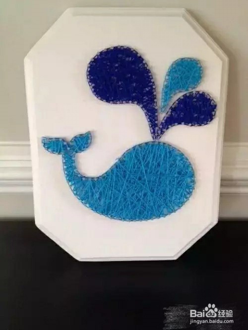 毛线手工，创意装饰画