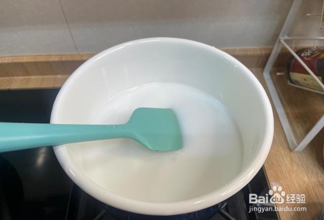 家庭自制芒果椰奶果冻