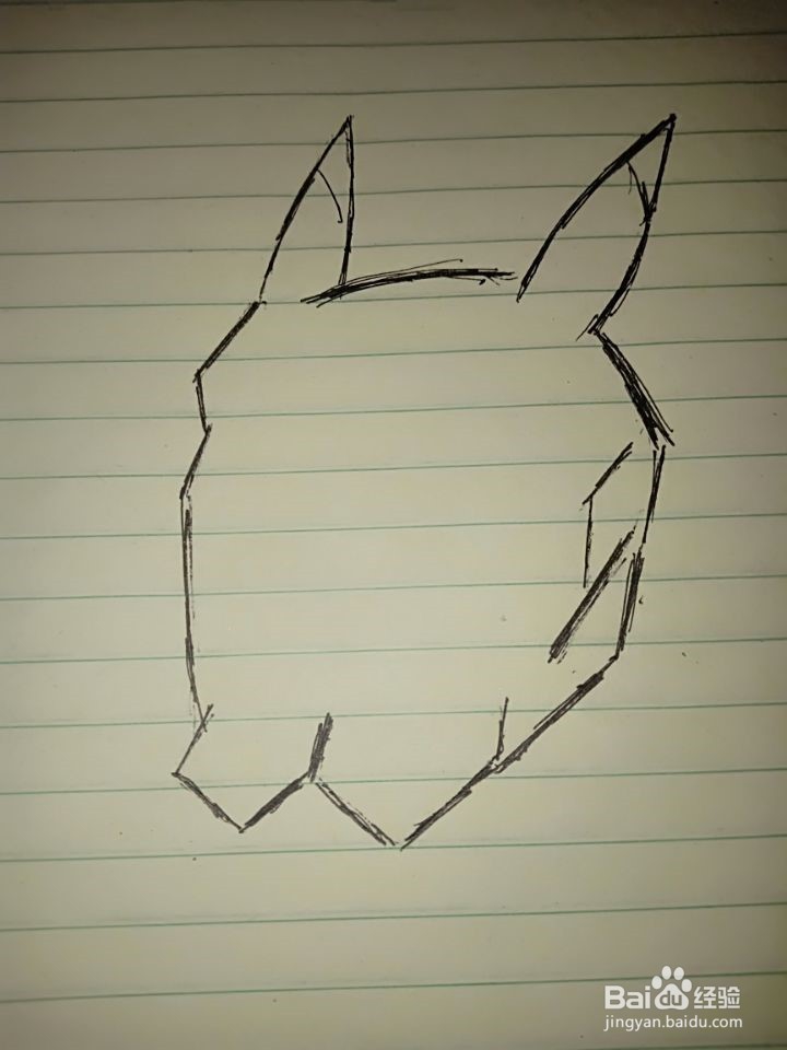 如何画皮卡丘