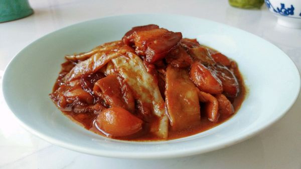 蒜子芸豆酱烧肉