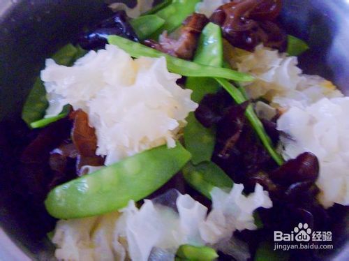 【夏季小凉菜】银耳新吃法---双耳拌荷兰豆