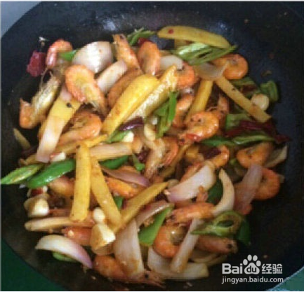 干锅虾的做法