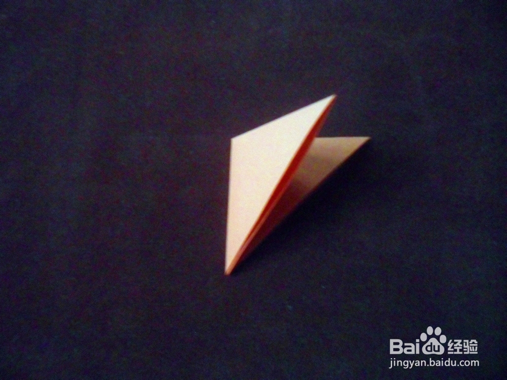 如何折叠双三角形