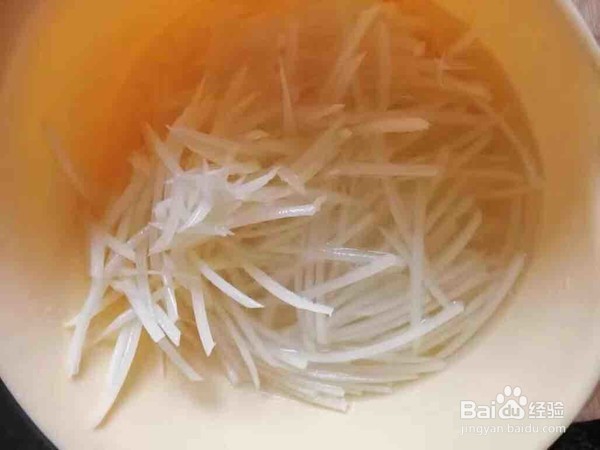 酸辣土豆丝的做法