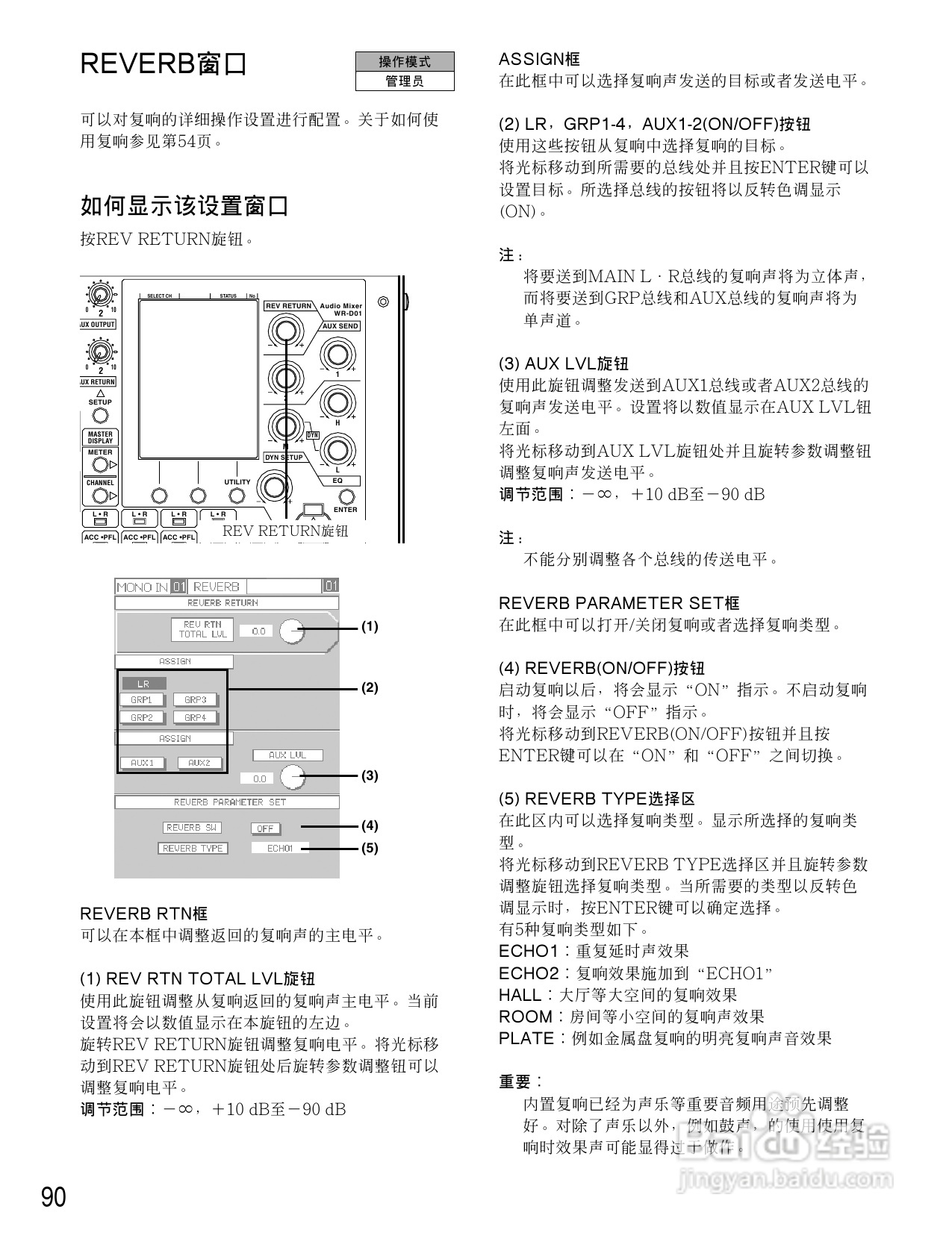 松下WR-D01数字式凋音台使用说明书:[5]