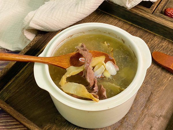 猪心百合莲子汤