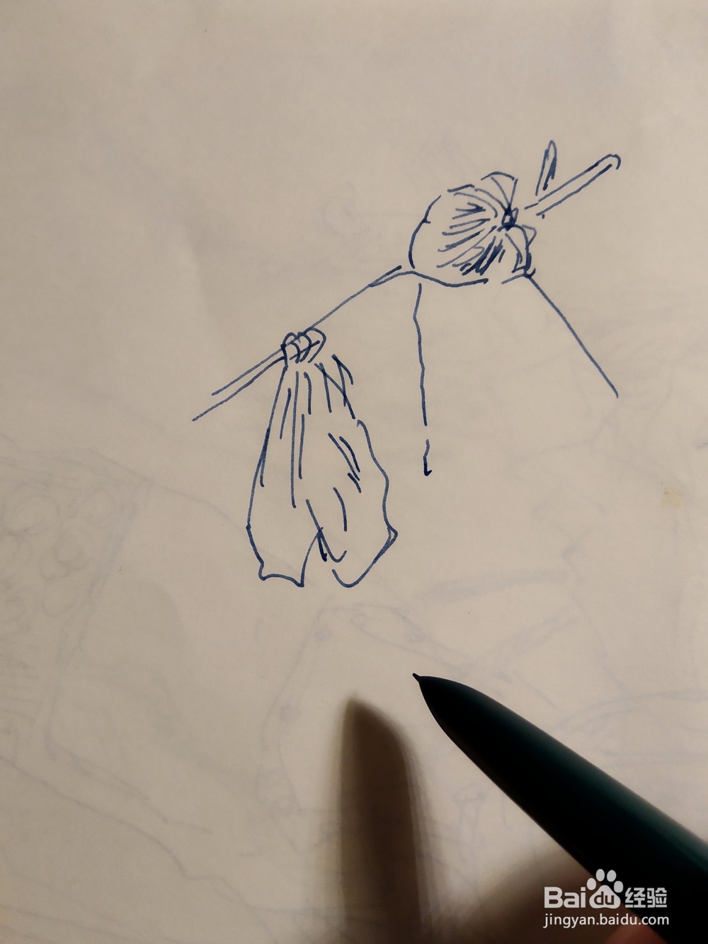 市井人物的白描方法