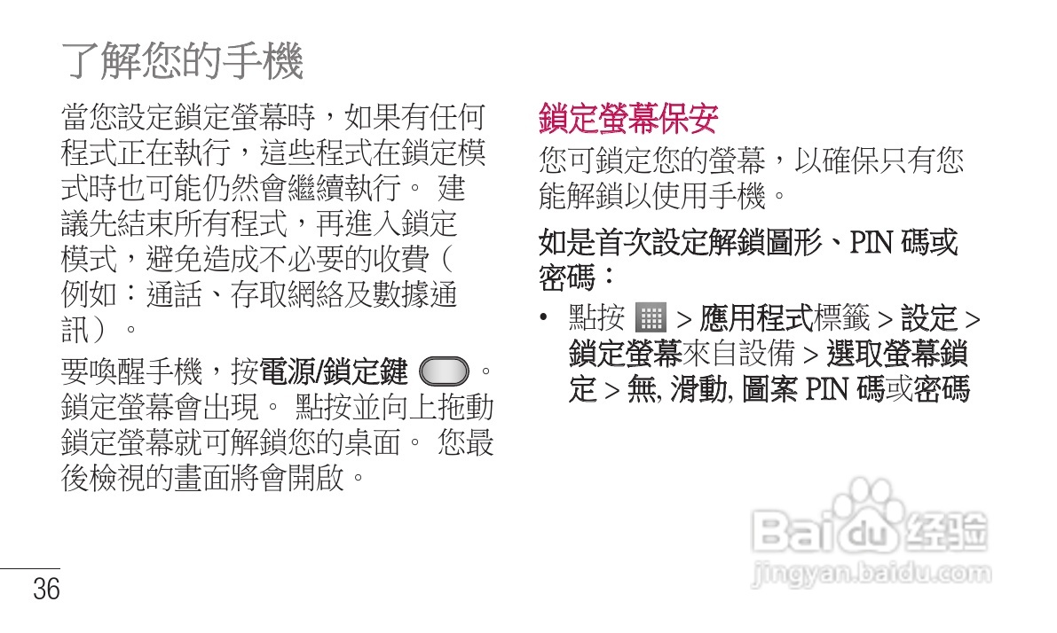 LG P705手机使用说明书:[4]