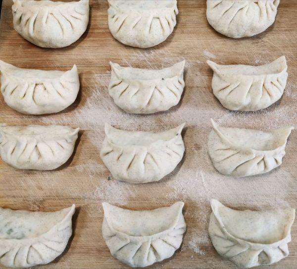 又见韭菜鸡蛋水煎包