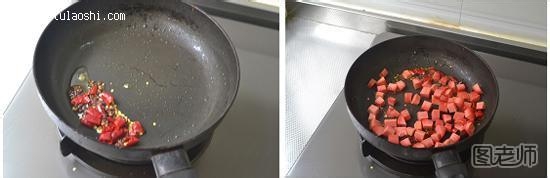 宫保藕丁的做法 没有肉一样也可以美味