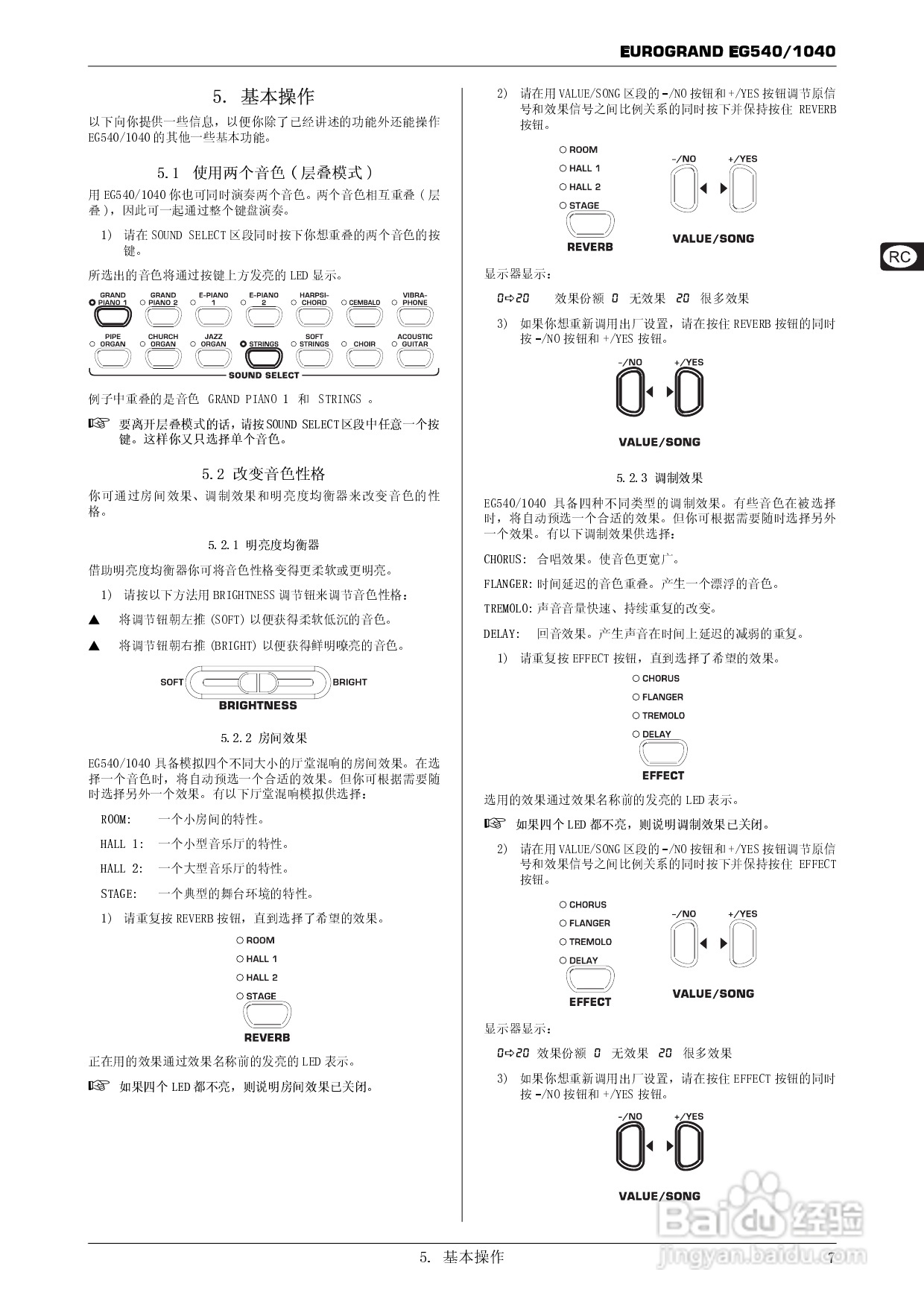 EUROGRAND EG540/1040音响使用说明书:[1]