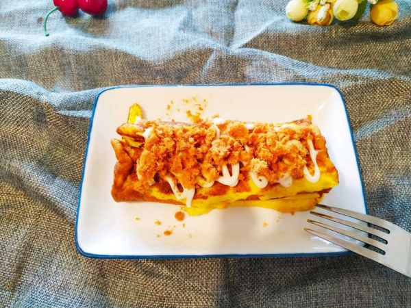 肉松芝士厚蛋烧