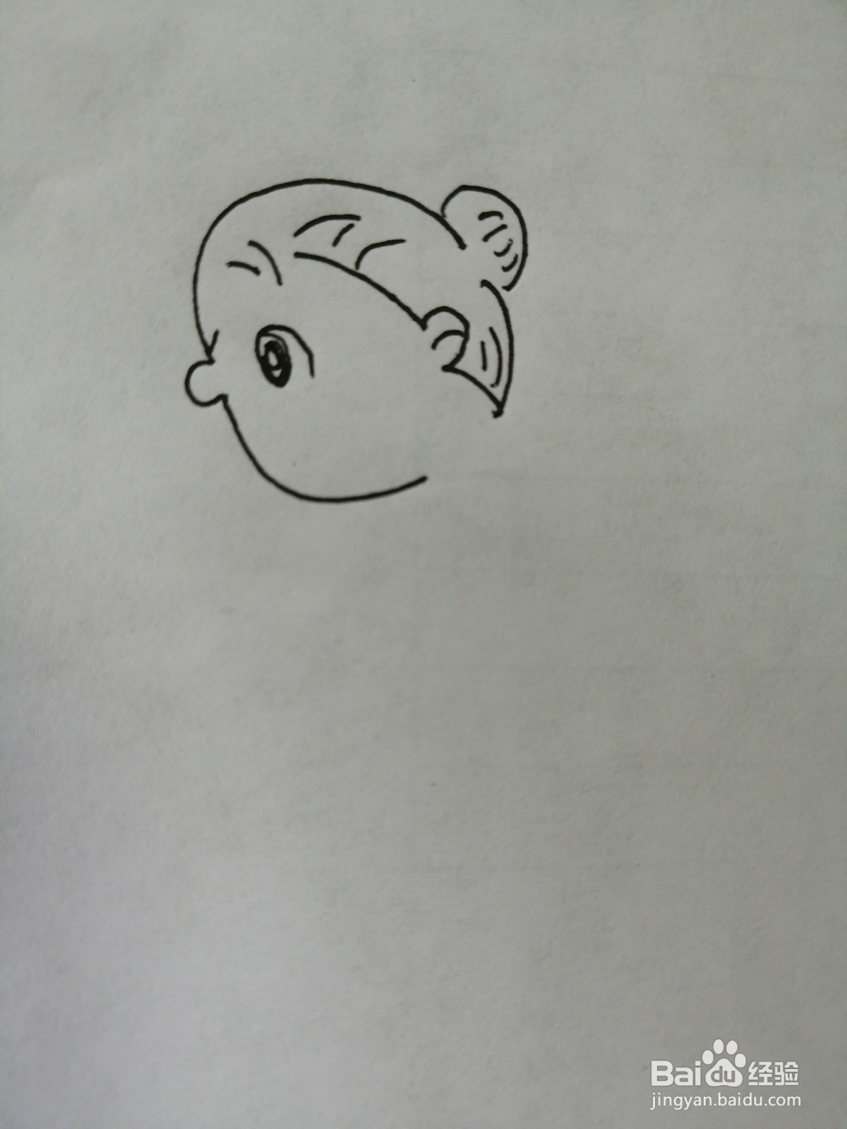 简笔画老奶奶怎么画