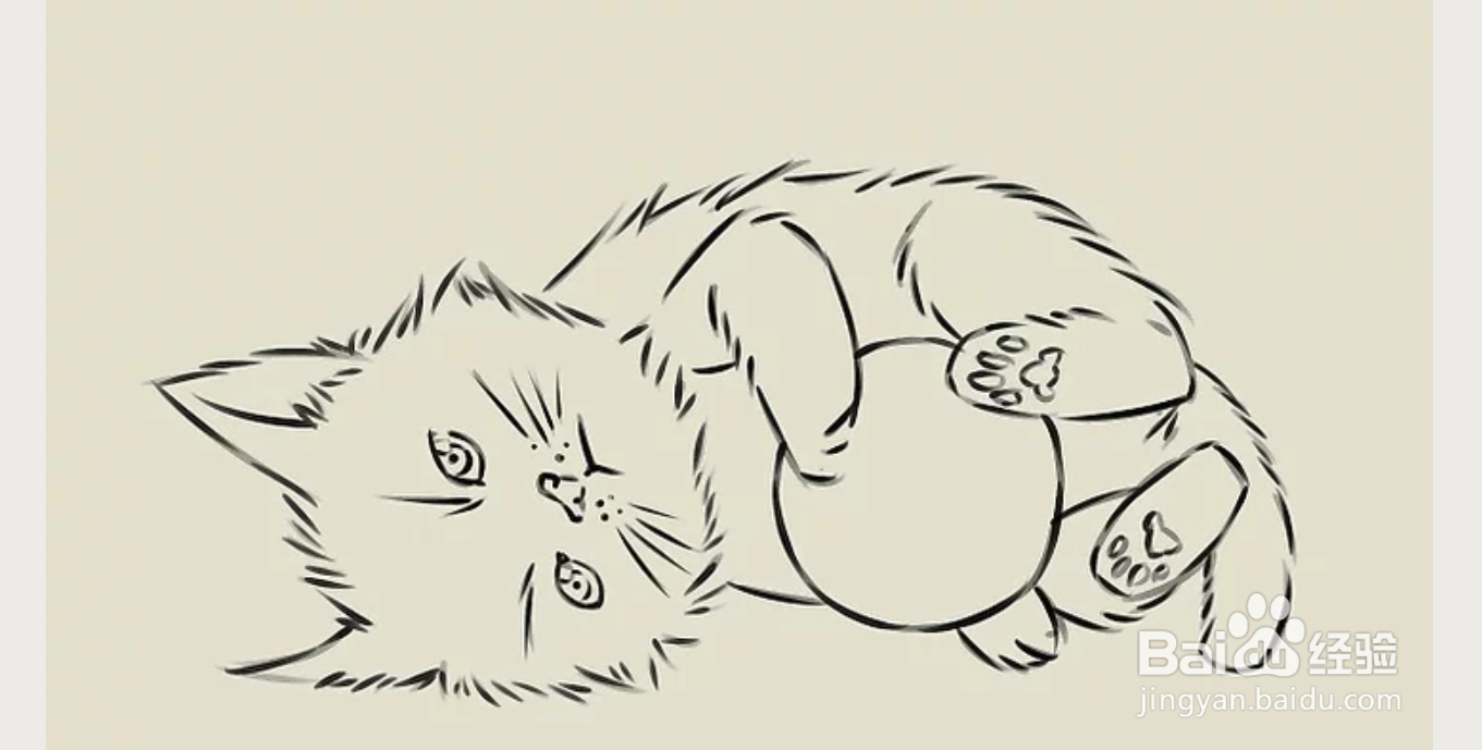 如何简单的画猫咪