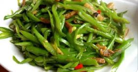 如何做尖椒扁豆丝