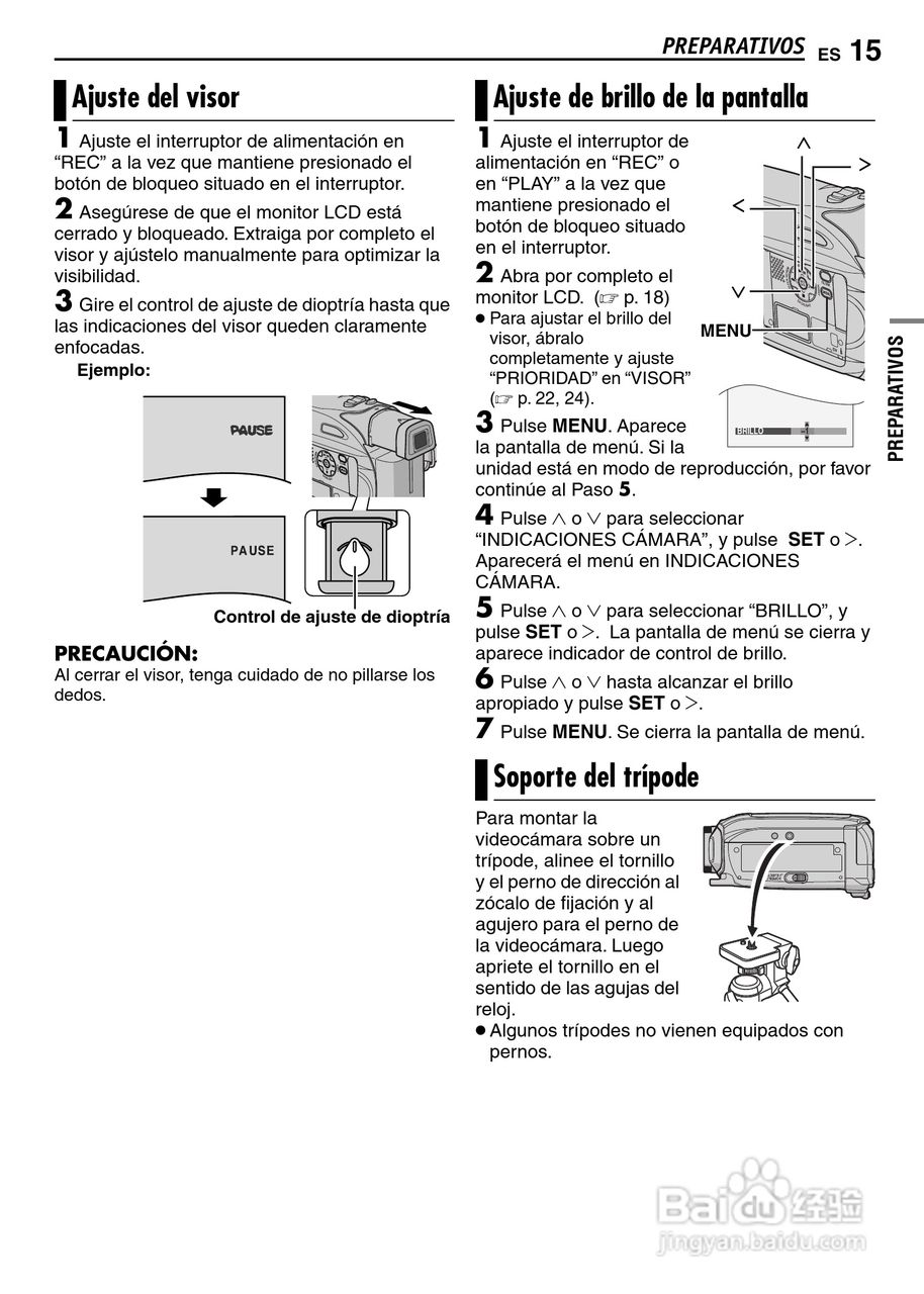 JVC GR-D347U DIGITAL VIDEO CAMERA摄像机说明书:[6]