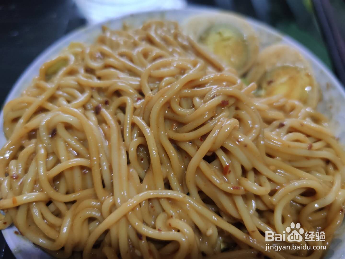 酱牛肉卤蛋热干面