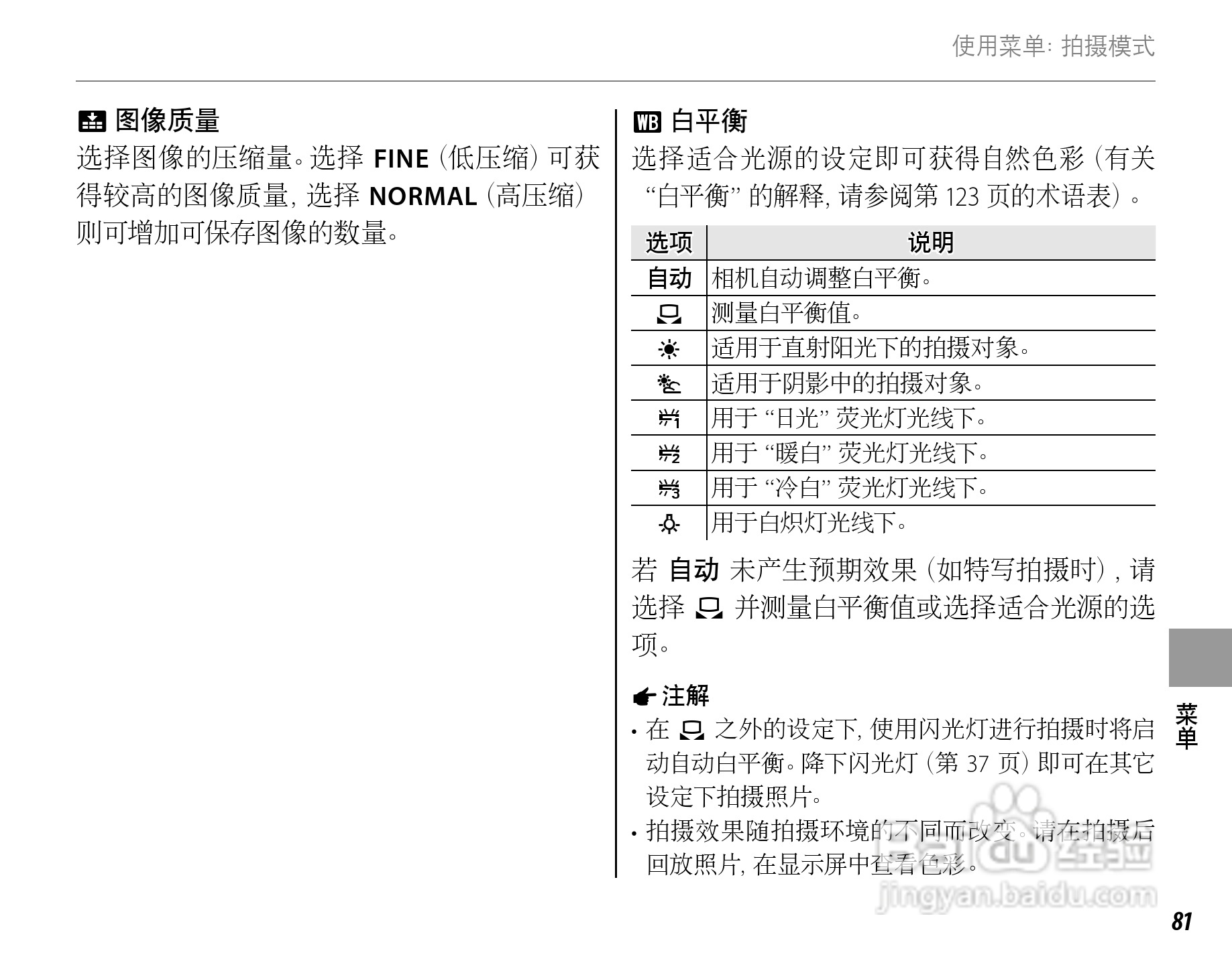 富士FinePix SL260数码相机使用说明书:[10]
