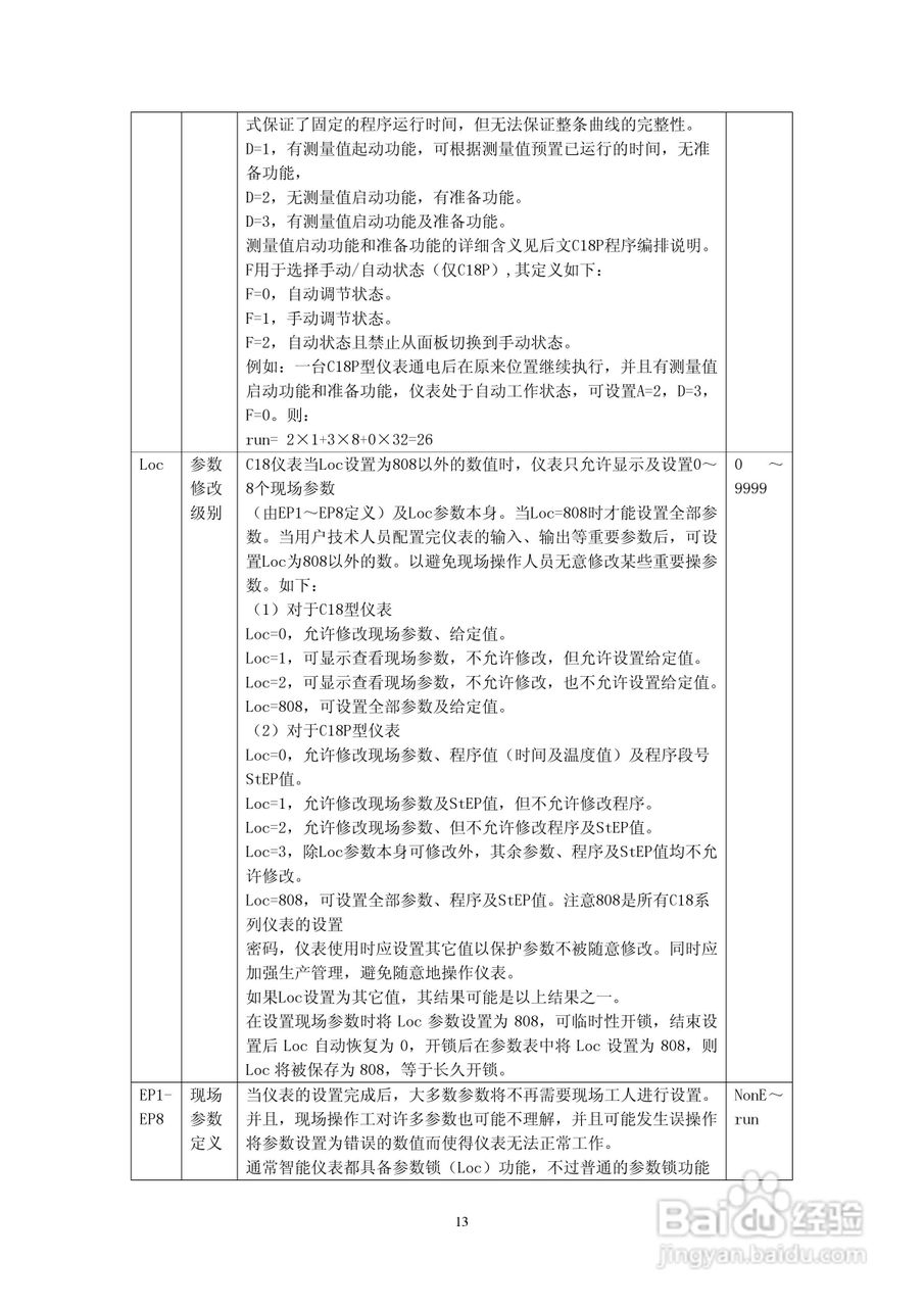 C18系列智能温控仪使用说明书
