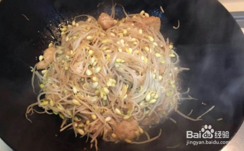如何做黄豆芽拌粉丝