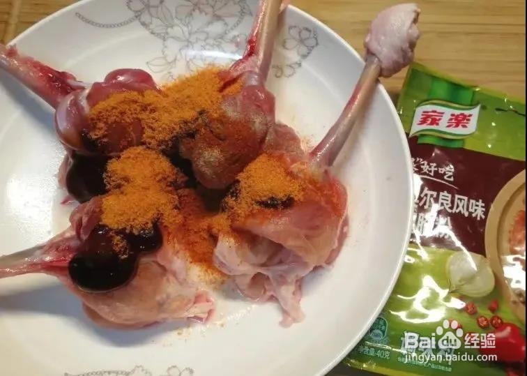 香烤火炬鸡腿的做法