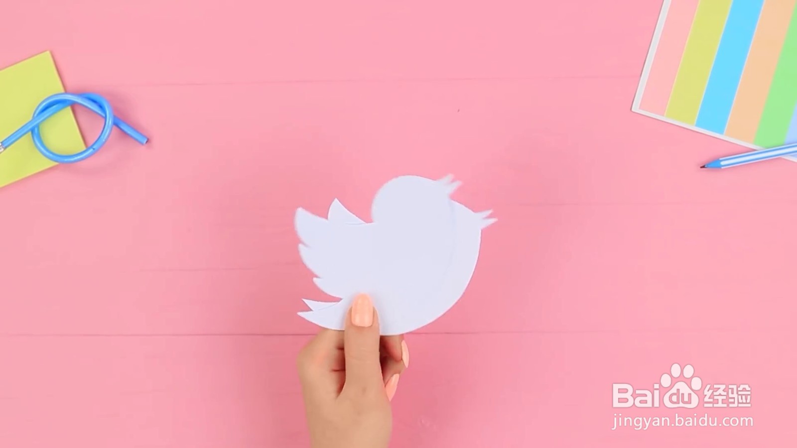 怎么制作小鸟铅笔收纳