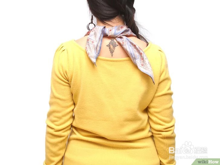 围巾打结的方法