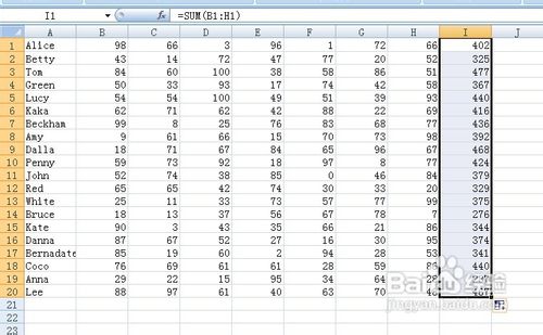 怎么在Excel中计算总分、平均分、及格率？
