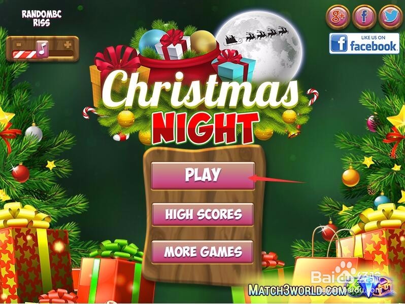 【小游戏】圣诞夜对对碰的过关攻略