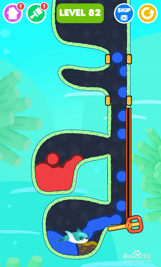 Save The Fish的LEVEL 82怎样过关？