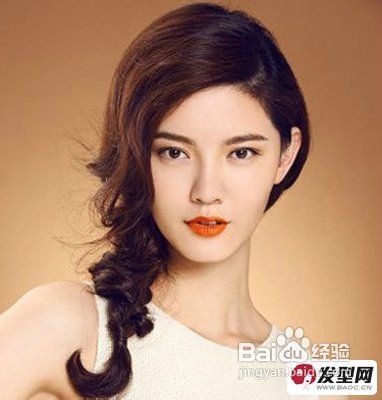 图解2款简单编发发型教程