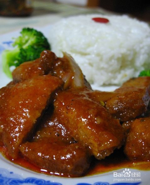 吉列猪扒饭做法