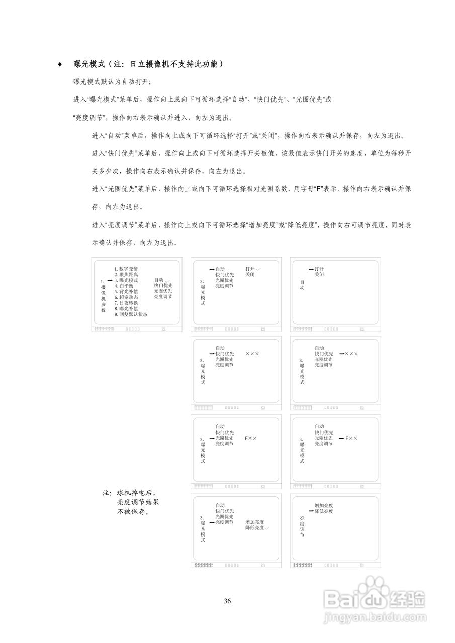 索尼VK-S274ER智能高速球型摄像机使用说明书:[4]