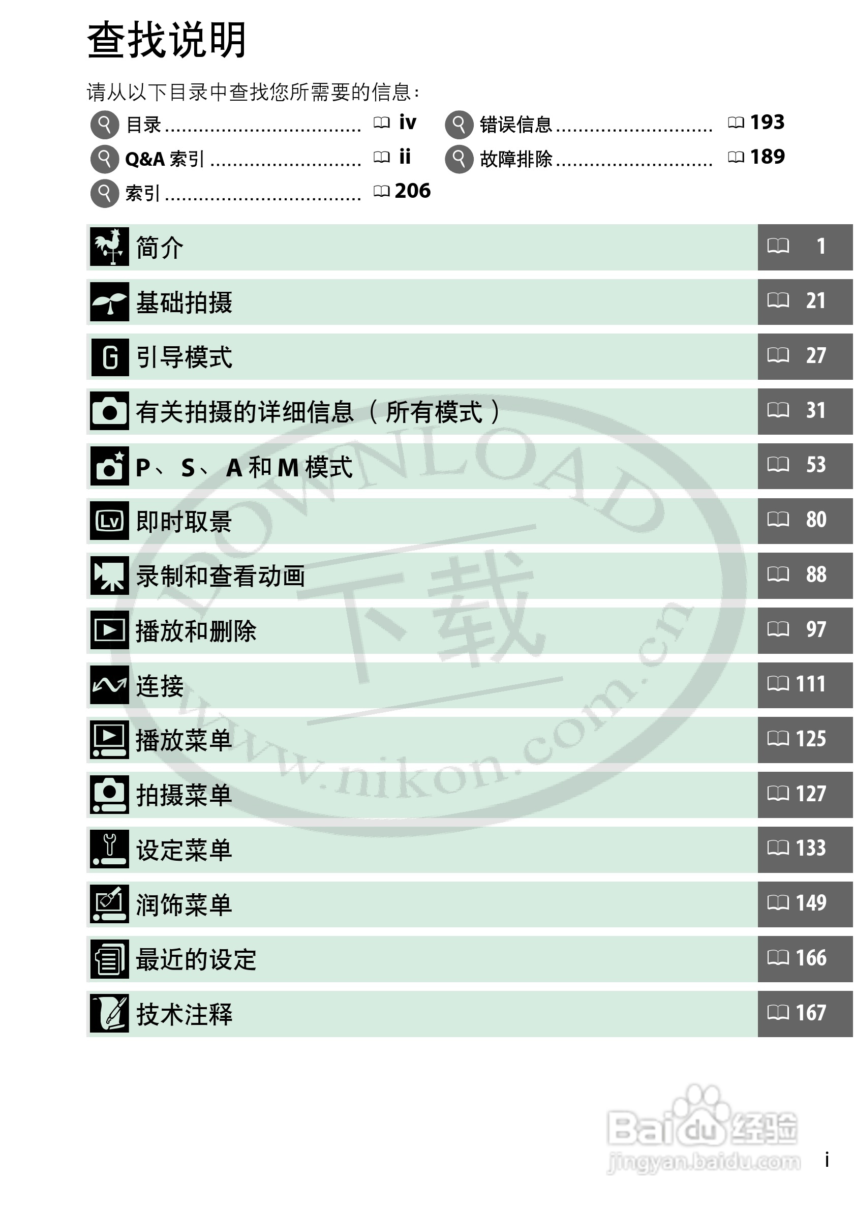 尼康 D3200数码相机说明书:[1]