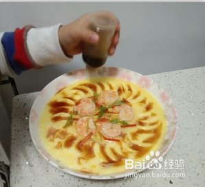 蒸鸡蛋豆腐虾仁的做法