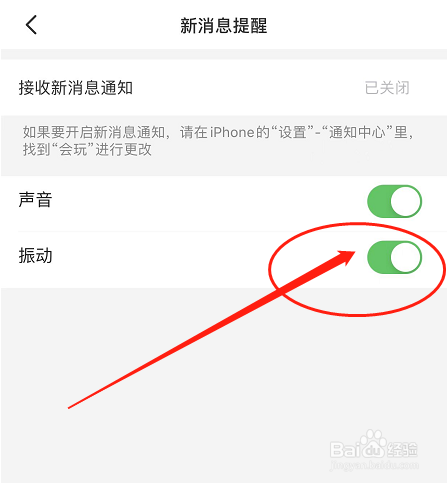 IOS版会玩如何开启消息振动功能