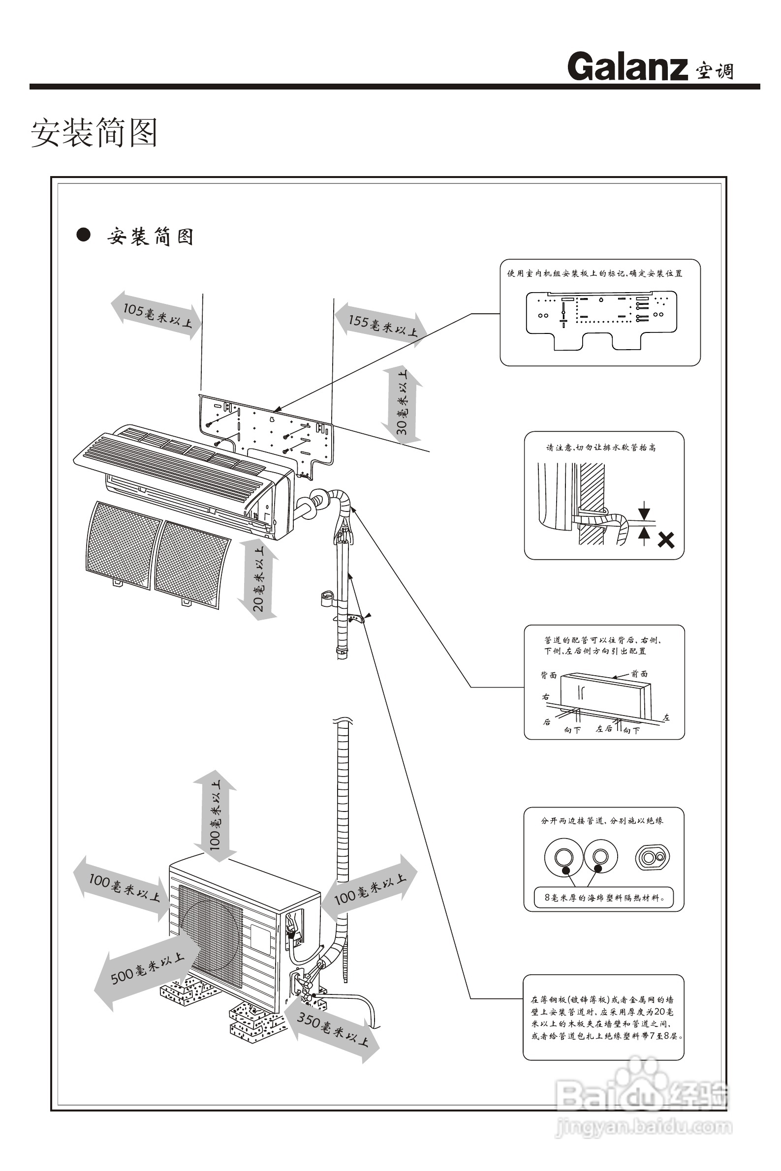 空调挂机安装步骤图片
