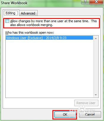 Excel 2007无法同时共享编辑同一个文档