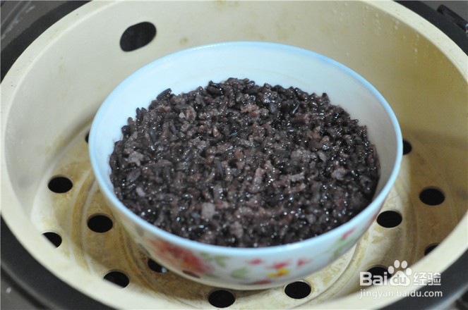 紫米芋泥包的做法