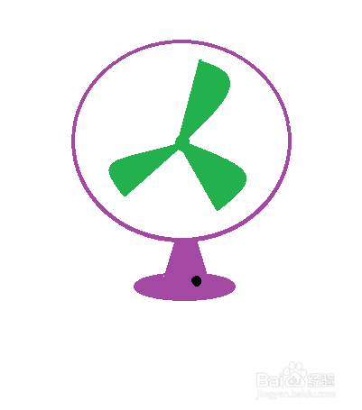 电风扇的简笔画