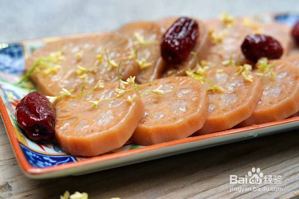 教你怎么做红枣糯米莲藕