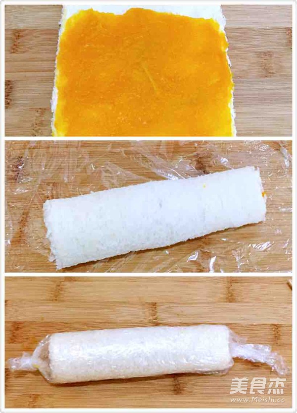 南瓜瑞士卷的做法