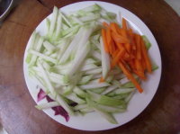 红就是红绿就是绿——蒲子炒胡萝卜