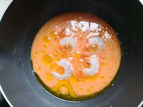 茄汁虾仁拌意大利面