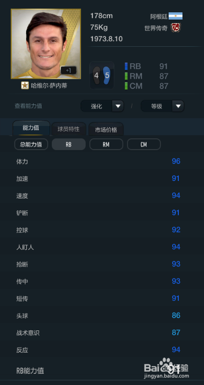 FIFA OL3控球最好球员推荐(右后卫篇)