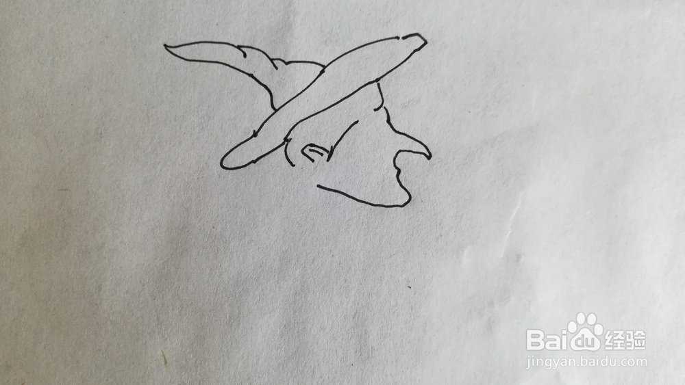 怎么画老巫婆的简笔画