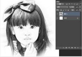 ps cs6转素描效果教程